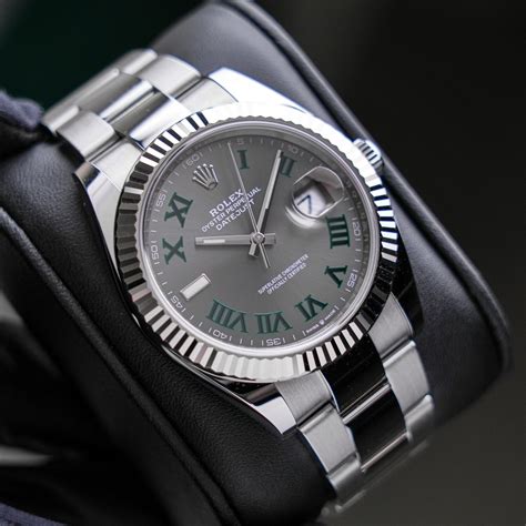 rolex datejust 41 mm wimbledon|rolex datejust 41mm fluted bezel.